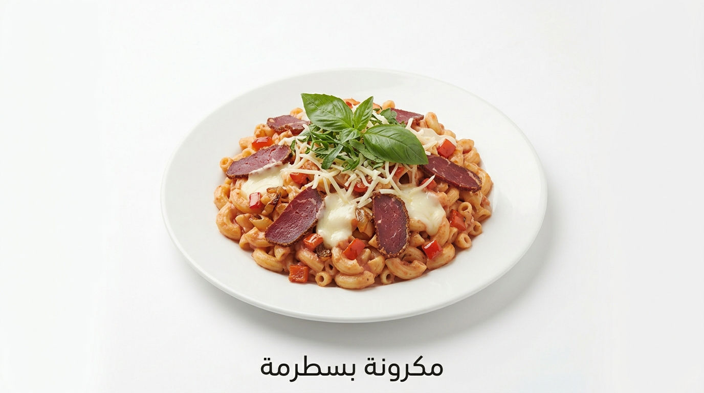 مكرونه بسطرمه